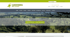 Desktop Screenshot of canowindrarealestate.com